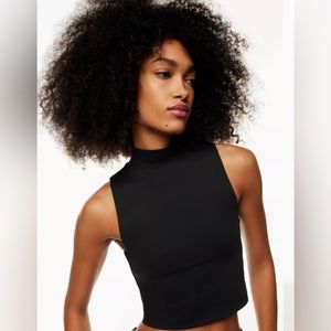 Babaton contour mock neck tank